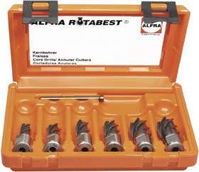 Kernbohrer-Set im Koffer 6-tlg./50 mm Alfra
