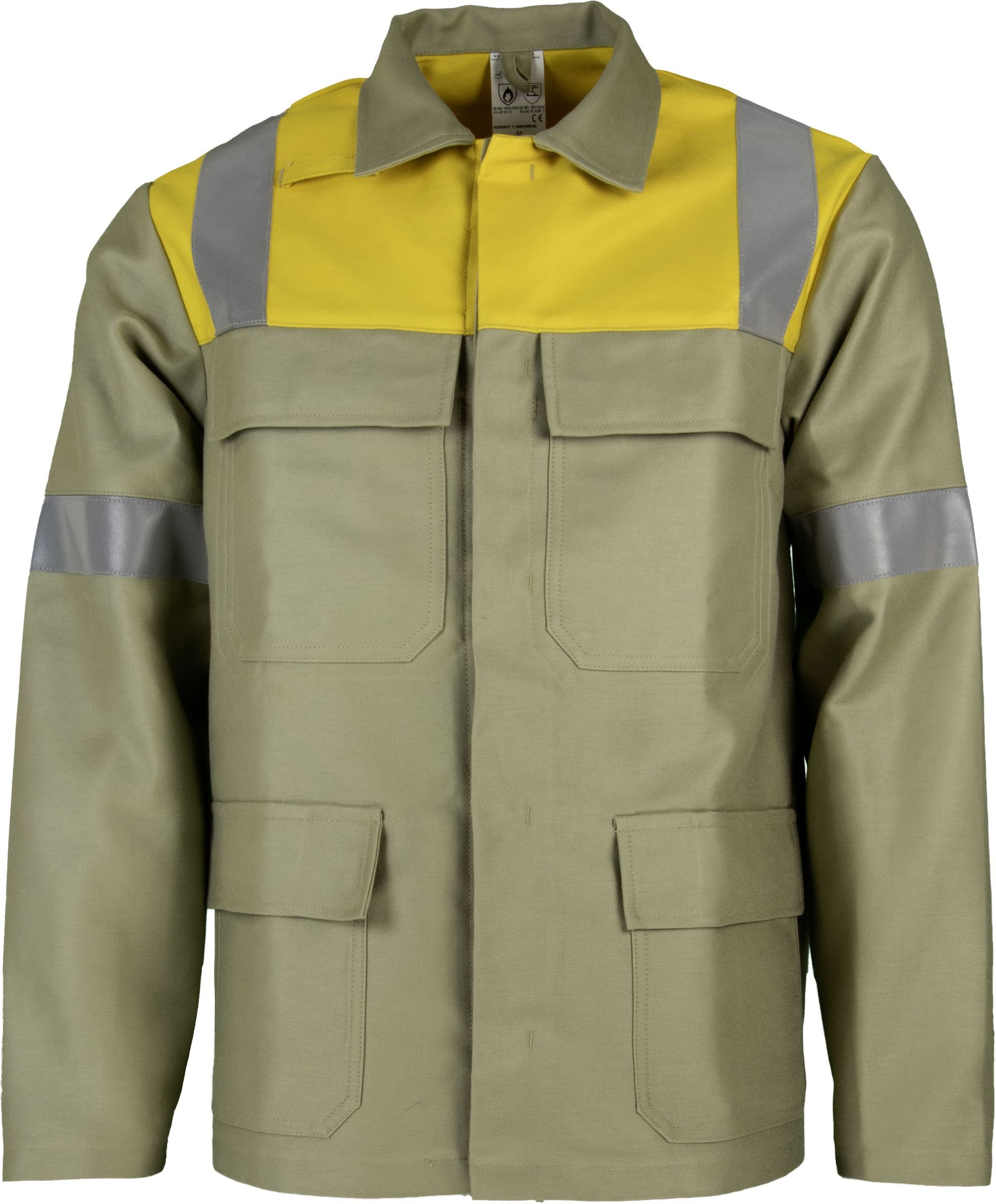 Schweißerschutz-Jacke SECJA511, natur, Gr. 44
