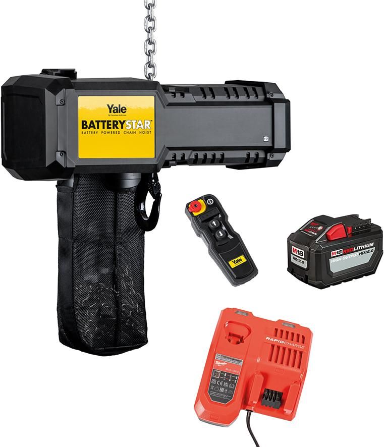 Akku-Kettenzug BatteryStar (EU-Stecker) Hub 6,0 m Tragkraft 1000kg