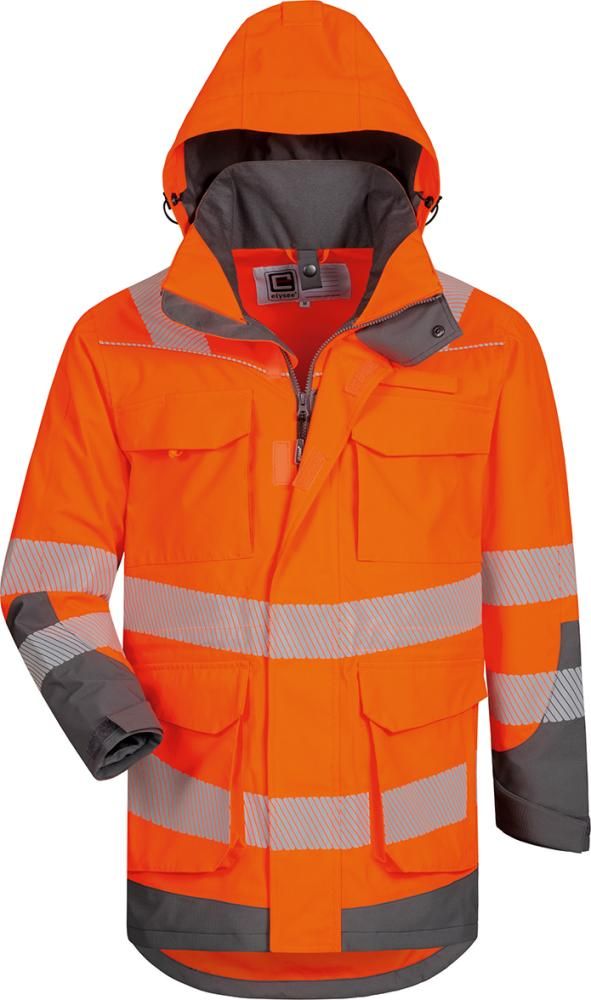 Warnschutzparka Herwin orange/grau Gr.2XL
