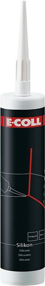 E-Coll Silikon-Dichtstoff,1-K,  transparent,