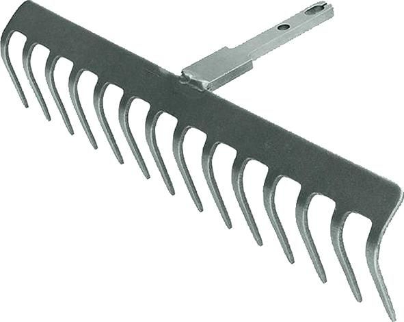 POLET CLICK PRO Gartenrechen 14 Zinken