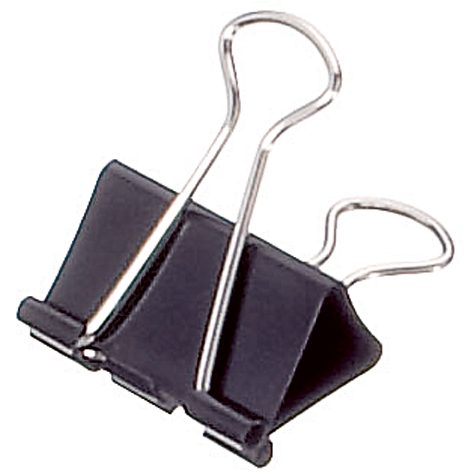 Foldbackklemmer 32x14mm schwarz 12 St./Pack.