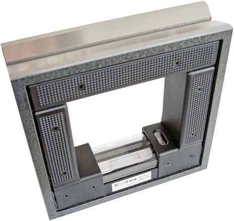 Rahmen-Richt- Wasserwaage 100x100mm 0,3mm/m ROECKLE