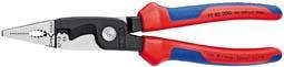 Elektroinstallationszangepoliert mit 2-Komponenten-Griffen 200mm KNIPEX