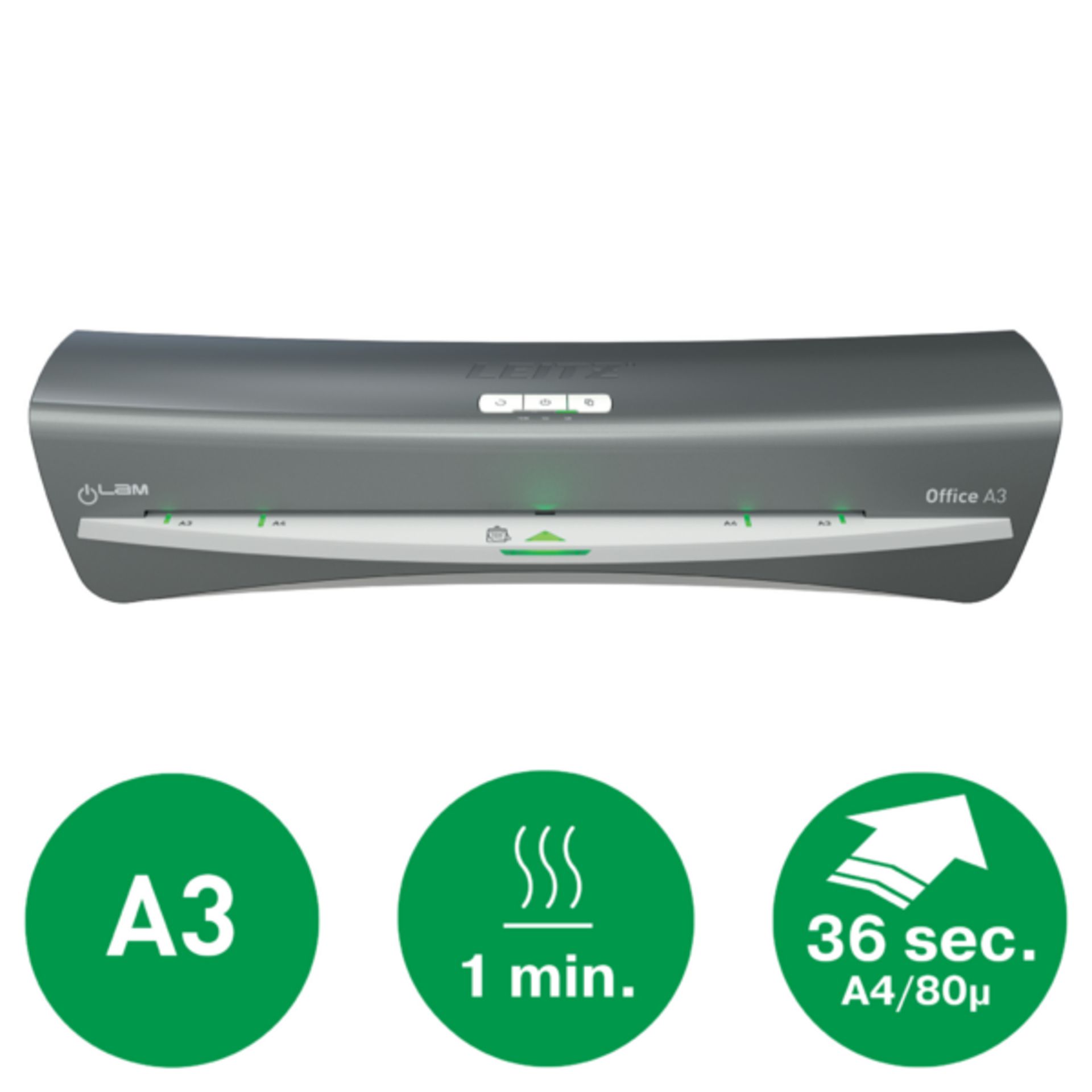 Laminiergerät iLAM Office DIN A3 weiß/silber