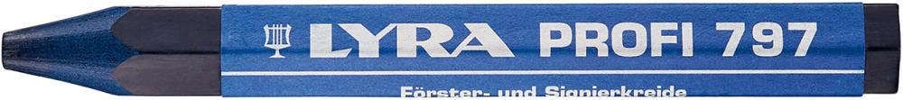 Förster- und und Signierkreide 797 blau a12Stück LYRA