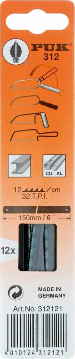 Sägeblatt Metall 312 150 mm PUK