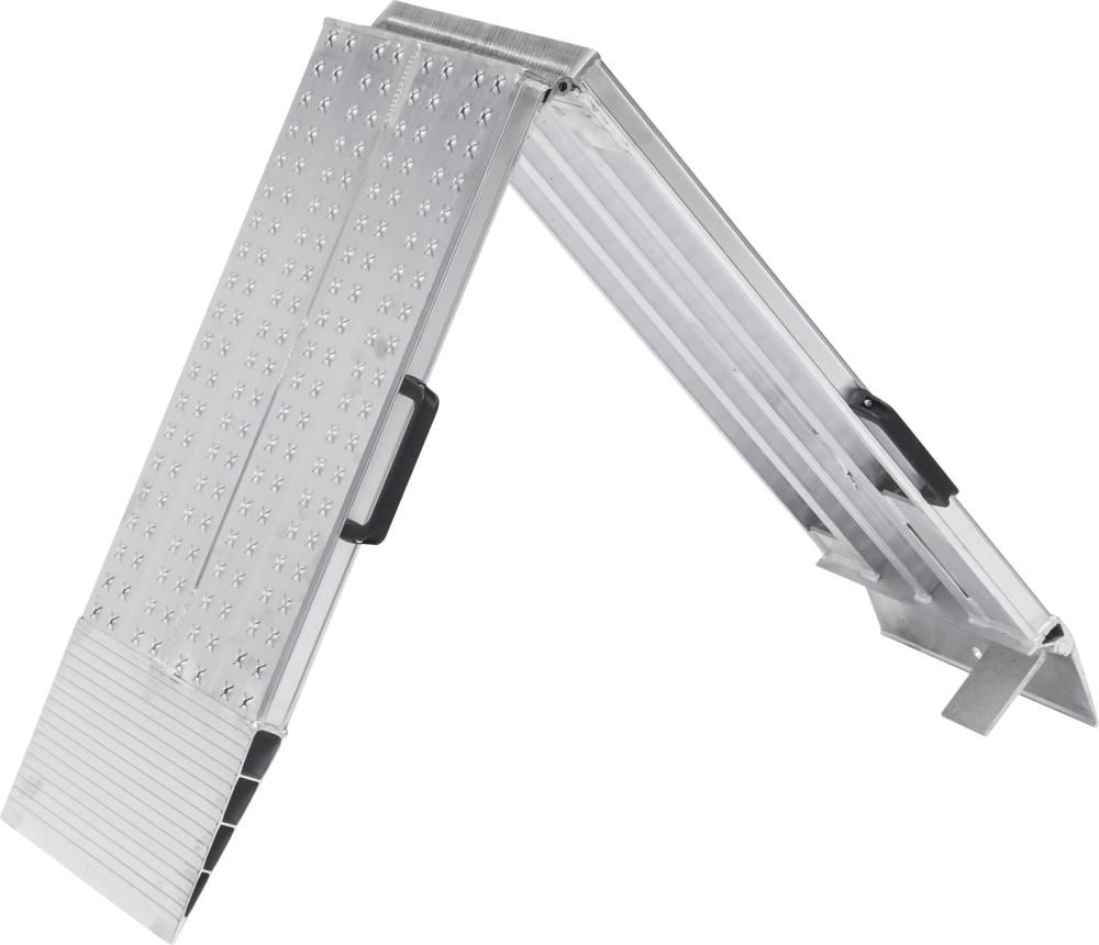 Verladeschiene-Aluminium L2000xB400 mm faltbar Tragkraft 400kg/Paar