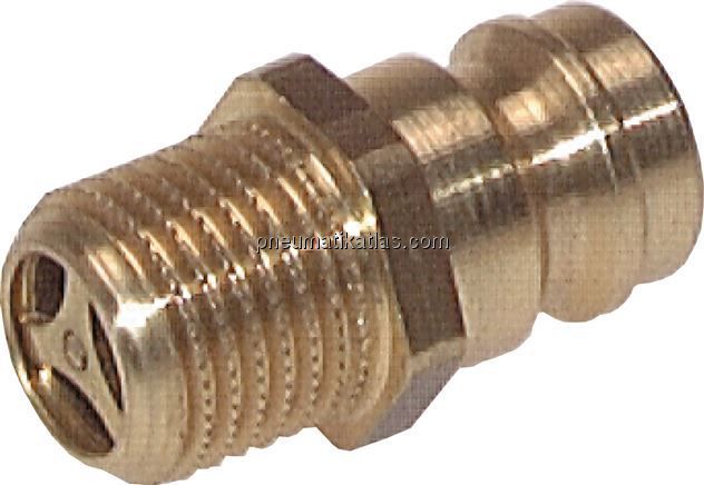 Temperierkupplungsstecker 13mm Zapfen,M 14x1,5(AG)