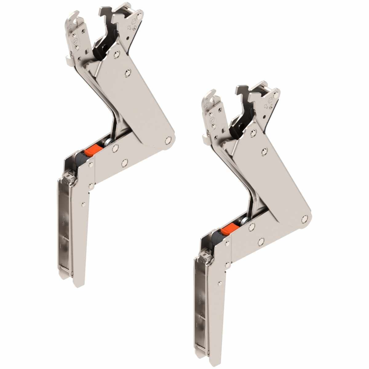 AVENTOS HS top Hochschwenkklappe, Hebel (Set), KH=350-800 mm, symmetrisch, vernickelt
