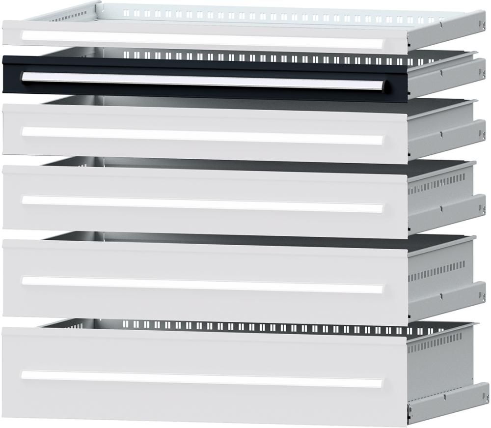 Format Schublade B600xT600xFH90mm RAL 7016 Tragkraft 75kg