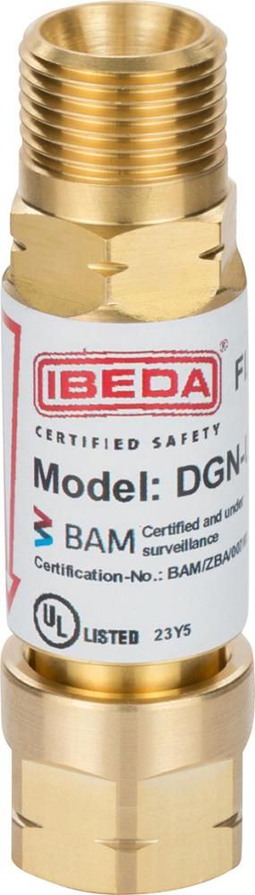 IBEDA Sicherheitseinrichtung Brenngas, G 3/8" LH