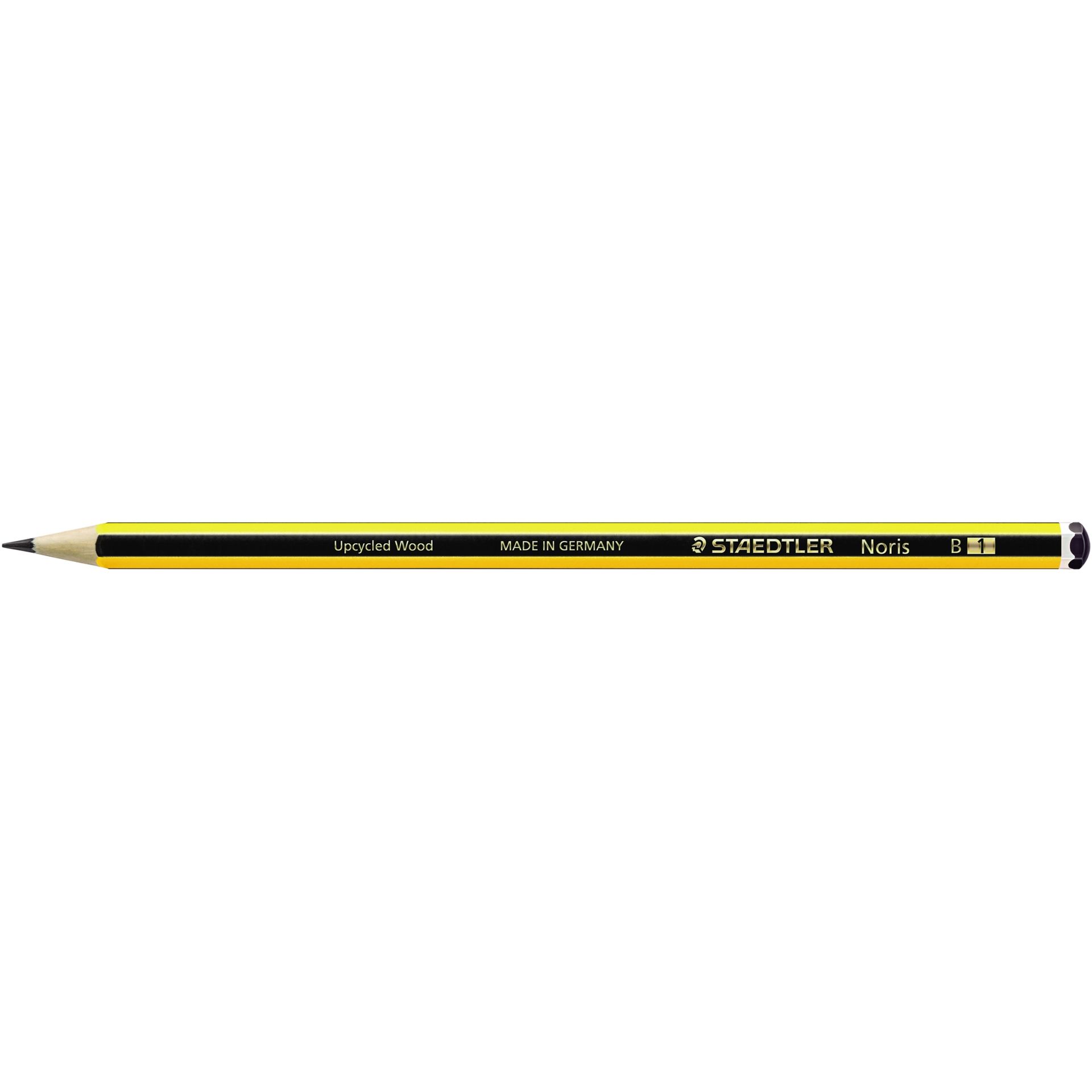 Bleistift Noris B sechskantform gelb/schwarz