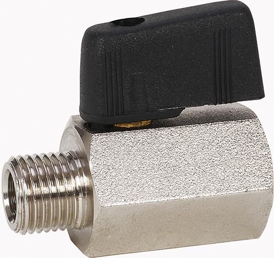 Kugelhahn Mini BR 93501 Flügelgriff, IG/AG G 1/8", PN 30, Messing BEE