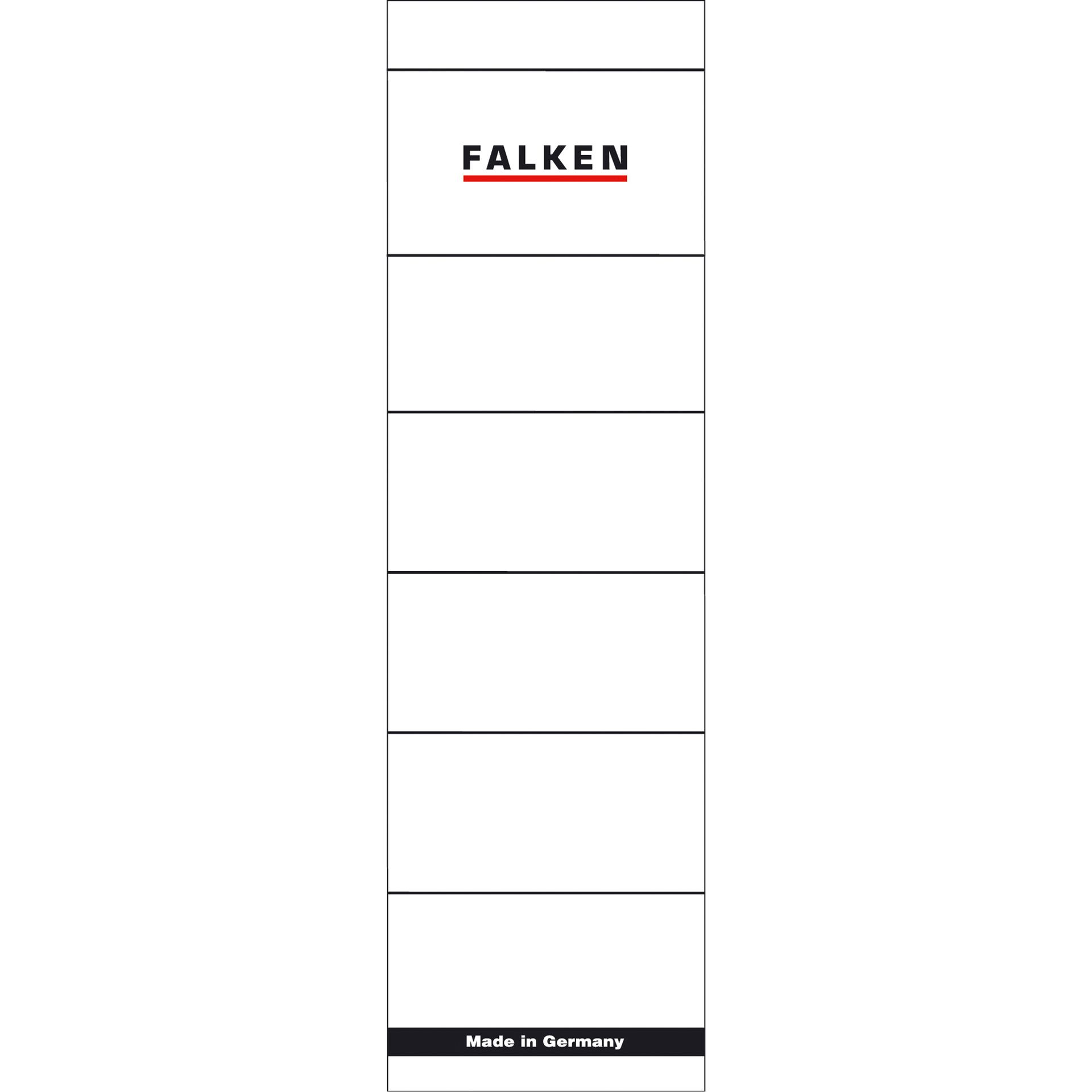 Ordnerrückenschild breit/kurz weiß 10 St./Pack.