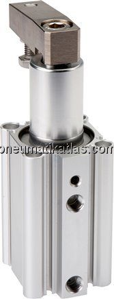 Schwenkspanner / Klemmzylinder Ø 16 mm, Klemmhub 10mm linksschwenkend (schwenkt