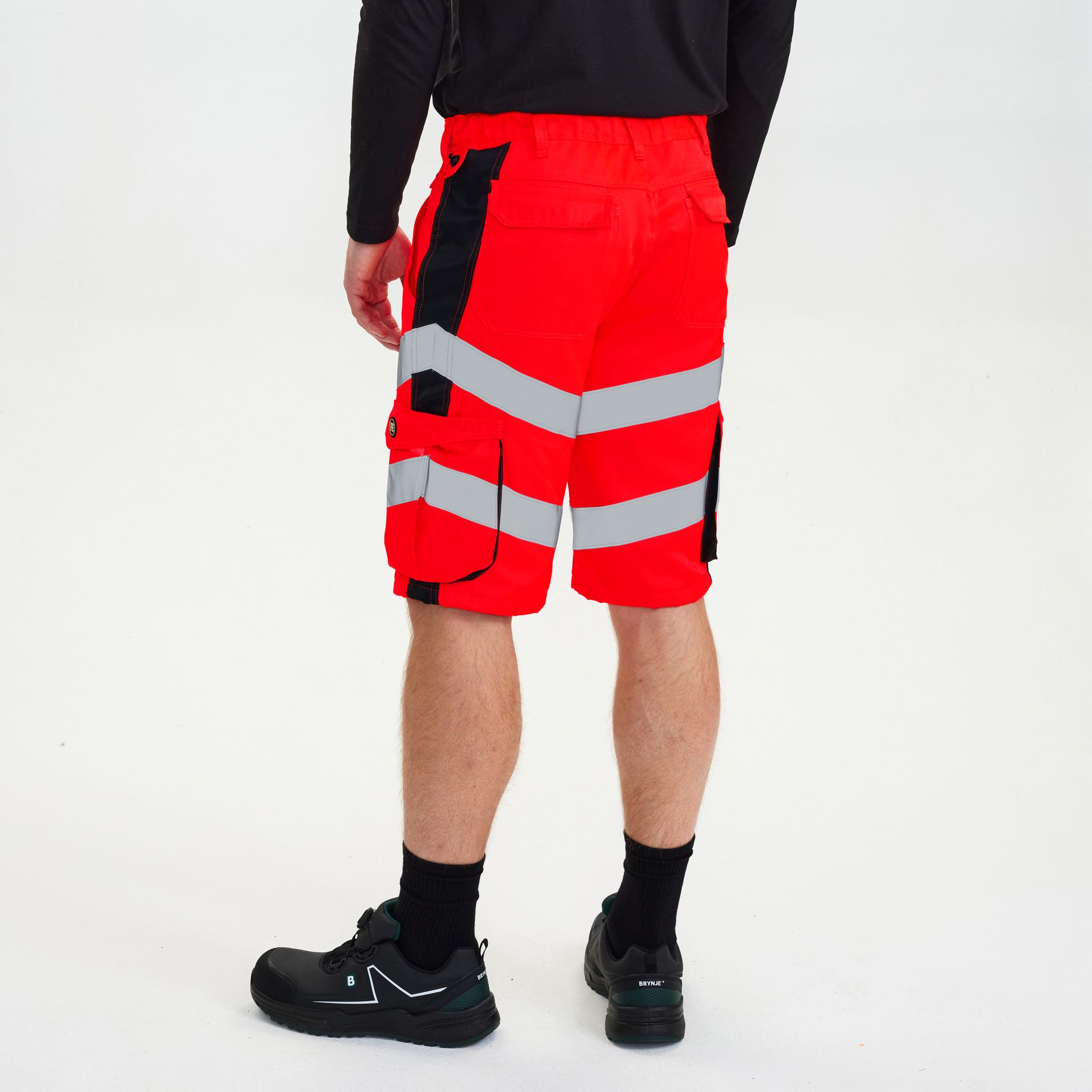 Safety Light Arbeitsshorts Rot/Schwarz, Gr. 56