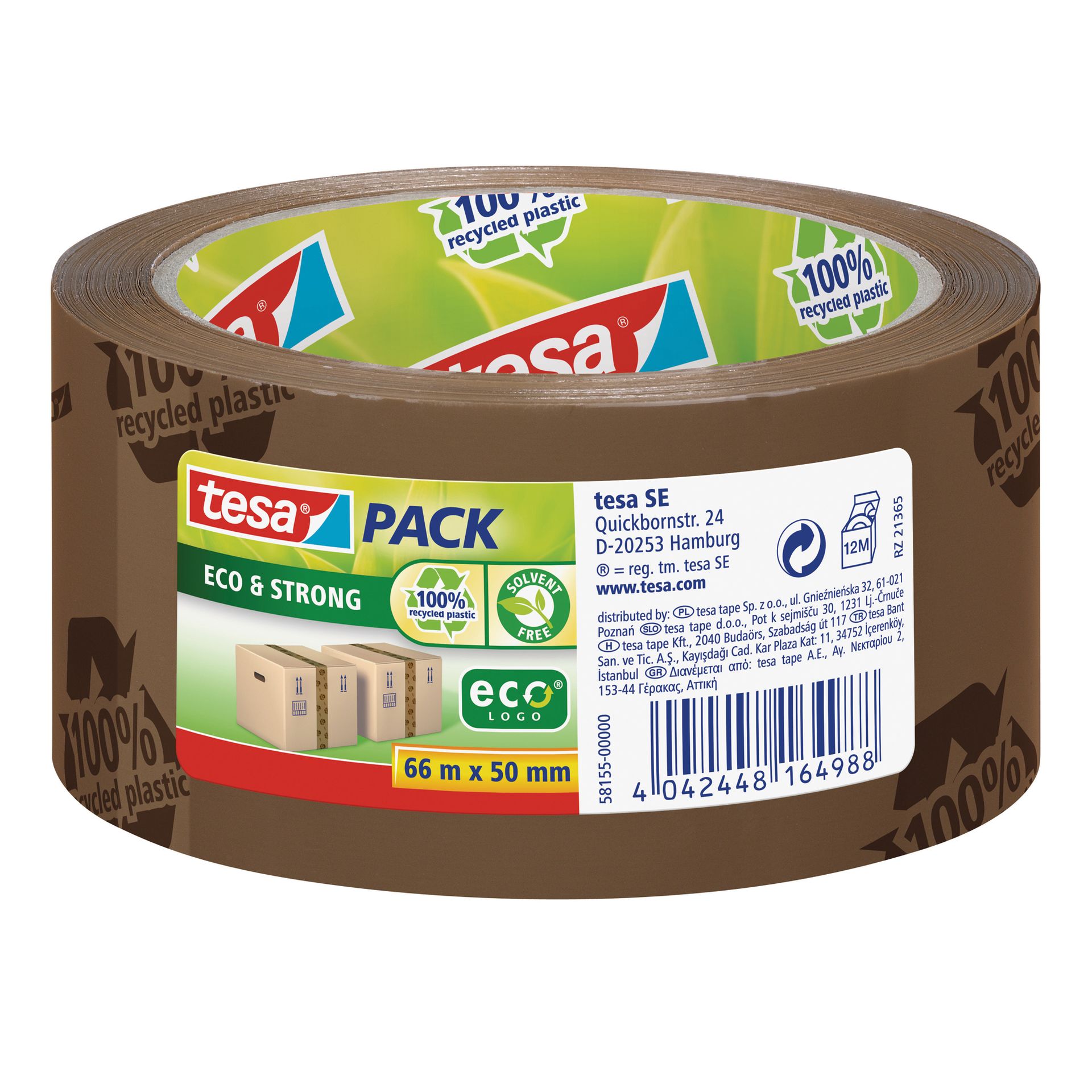 Packband Eco & Strong 50mmx66m braun