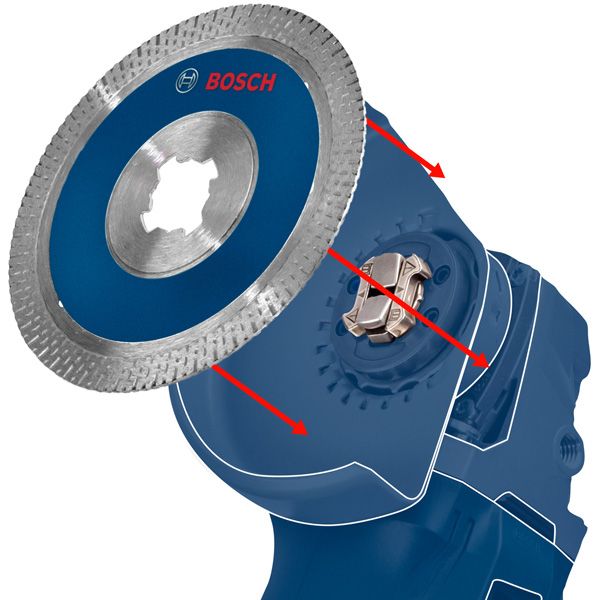 Bosch EXPERT MultiMaterial X-LOCK Diamanttrennscheiben