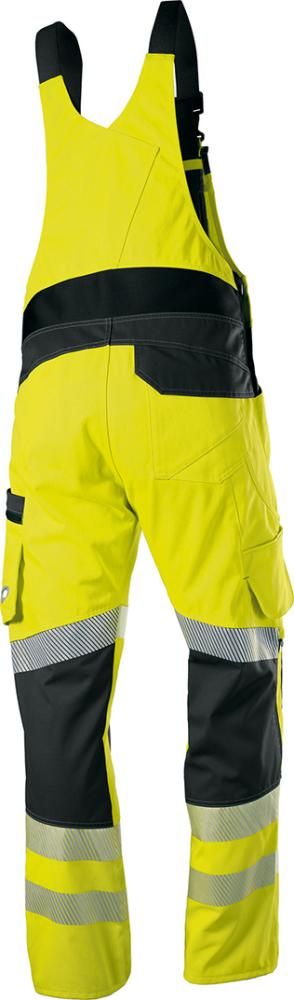 Latzhose 2041, warngelb/anthrazit, Gr. 56/58l
