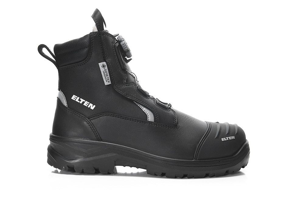 ELTEN Feuerwehrstiefel FRASER Pro BOA® HI3 Typ F1PA Stiefel (Mid) ESD, Schwarz, Gr. 39