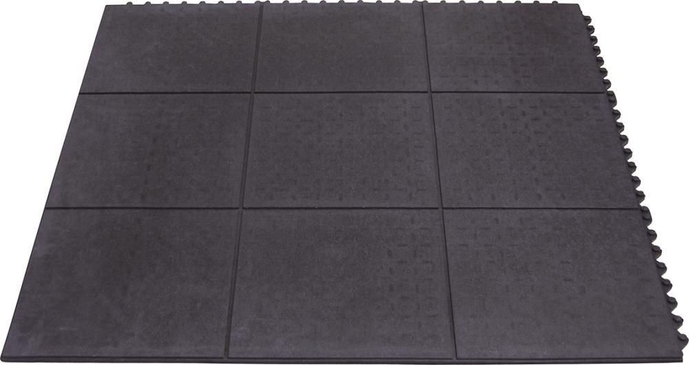 Arbeitsplatzmatte YOGA SOLID Basic schwarz B90xT90 cm