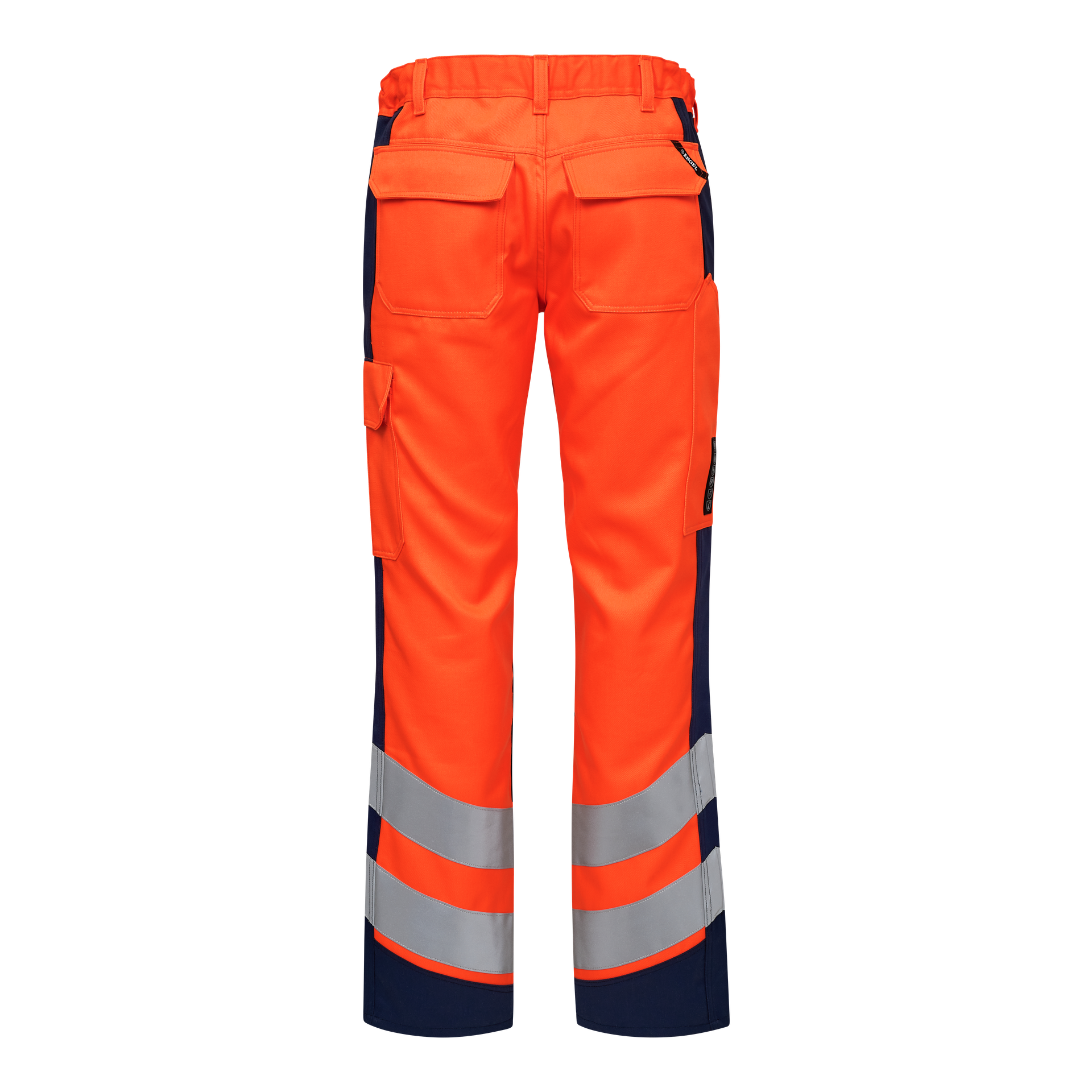 Safety+ Arbeitshose Orange/Blue ink, Gr. 42