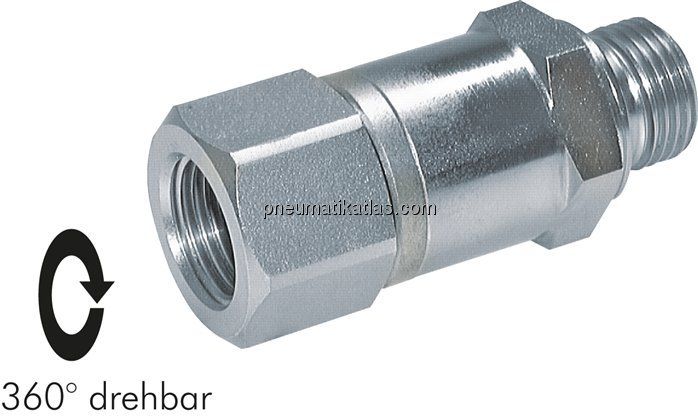 Hochdruck-Drehgelenk G 1/4" Stahl verzinkt