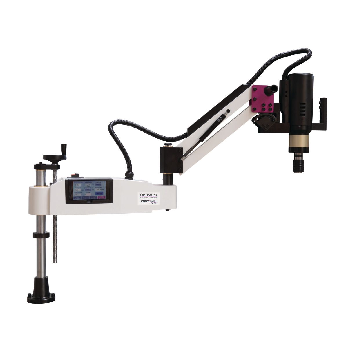 Servoelektrische Gewindeschneidmaschine Optimum OPTIdrill DG 36