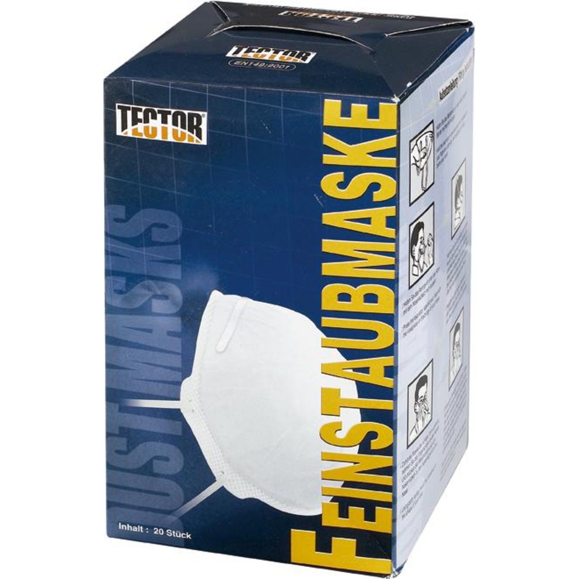 TECTOR *FFP1 NR* FEINSTAUBMASKE
