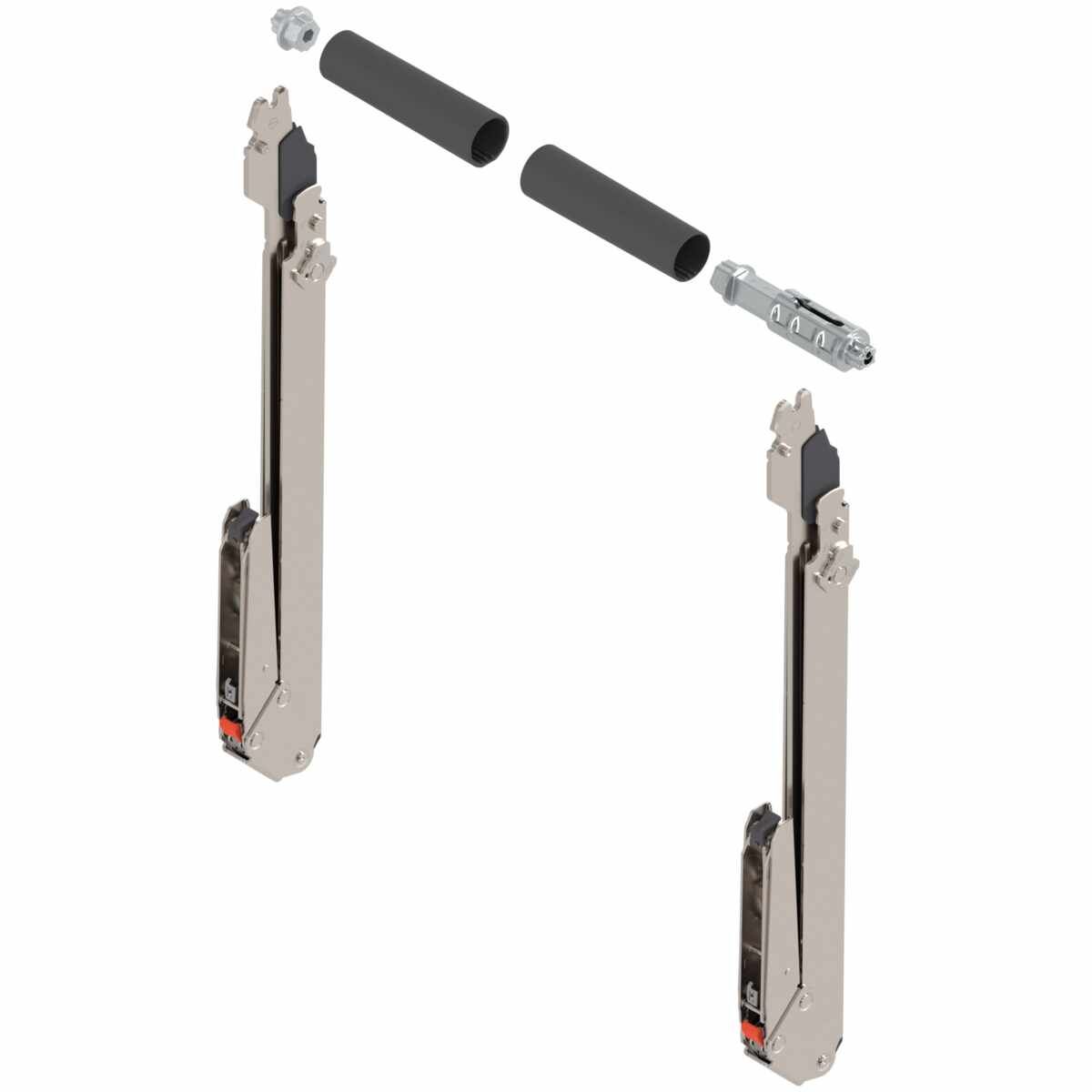 AVENTOS HL top Hochliftklappe, Hebel (Set), KH=480-580 mm, symmetrisch, vernickelt