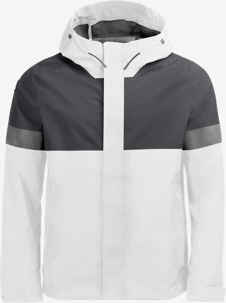 LUCA Regenjacke, weiß-anthrazit, Gr.XS
