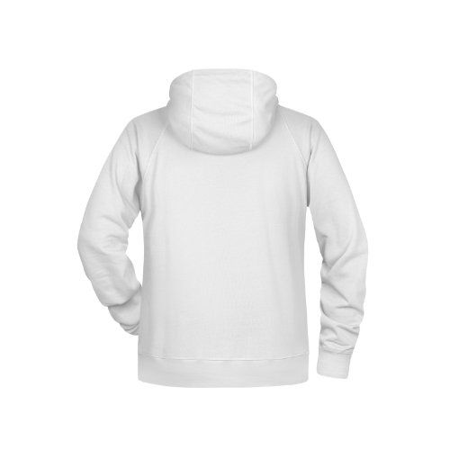 James & Nicholson 8024 Herren-Sweatshirt, Weiß, Gr. 3XL