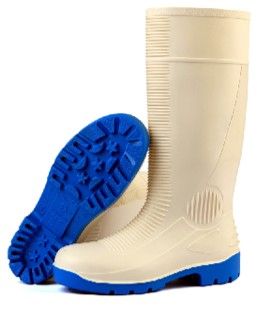 Dikamar Stiefel ADM Safety S4 White/blue, Gr. 6,5/40