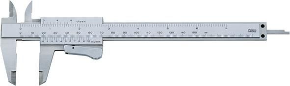 Taschenmessschieber 150mm Festst. 1/50, 1/1000 FORTIS