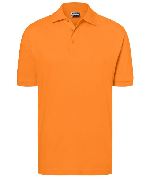 Classic Polo Hochwertiges Polohemd mit Armbündchen orange, Gr. L