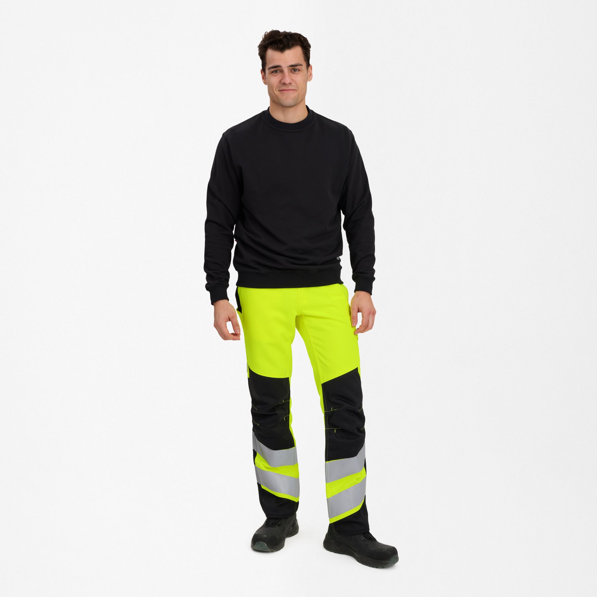Safety+ Arbeitshose Gelb/Schwarz, Gr. 60
