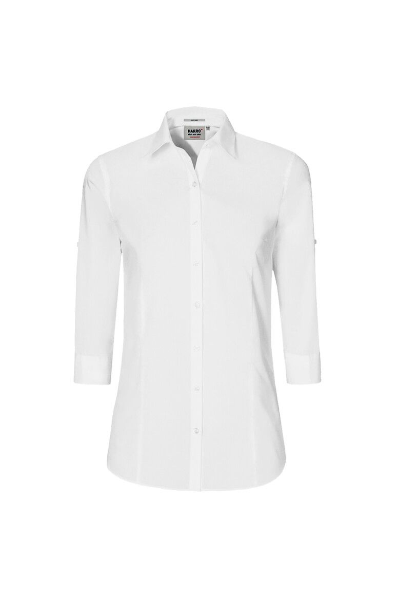 HAKRO 3/4-Arm-Vario Bluse MIKRALINAR® weiß, 2XS