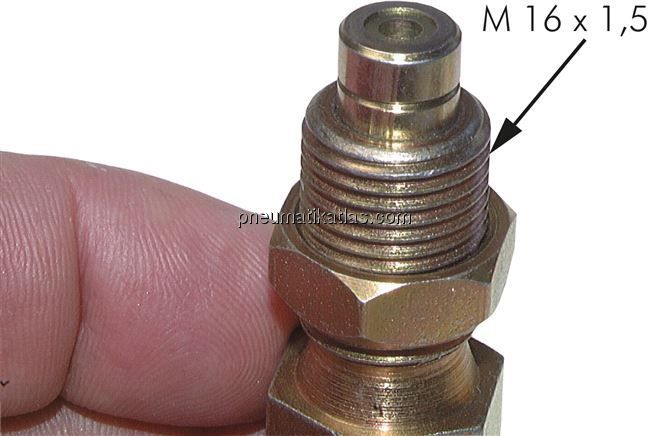 Messanschluss M16x1,5 - 6 L (M12x1,5)-HD-Verschraubung