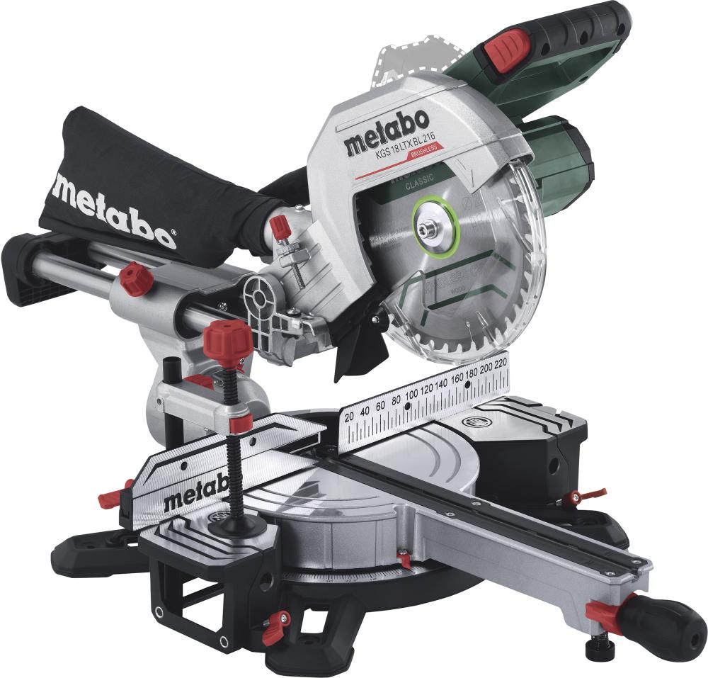 Akku-Kappsäge solo KGS 18 LTX BL 216 Metabo ohne Akku ohne Ladegerät Karton