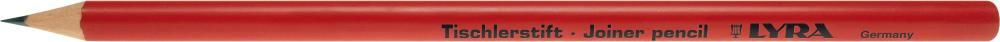 Lyra Tischlerbleistift 91T rund rot 17,5cm
