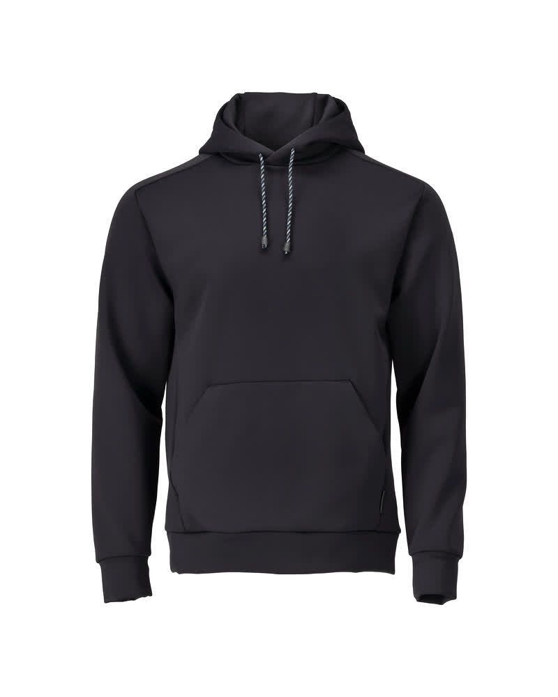 Fleece Kapuzensweatshirt Schwarzblau, 2XL
