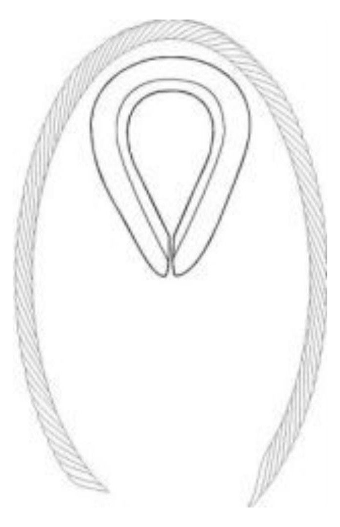 Kausche, ähnlich DIN6899, Form: B