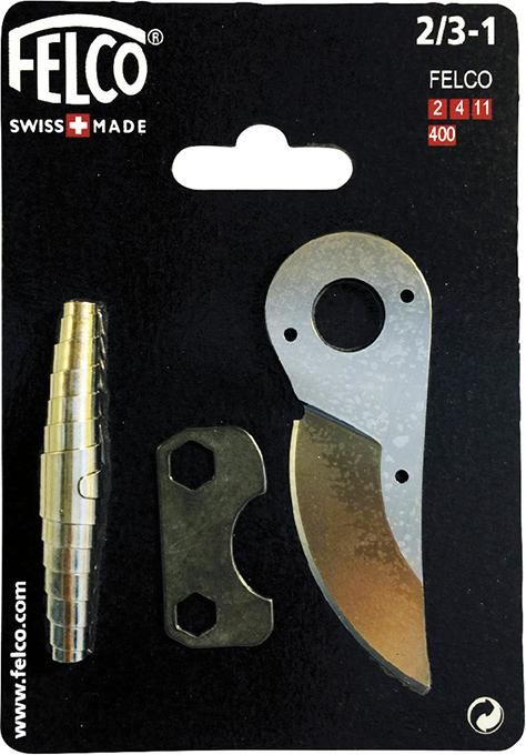Ersatzteilsatz Klinge 2/3m. Feder + Stellschlüssel