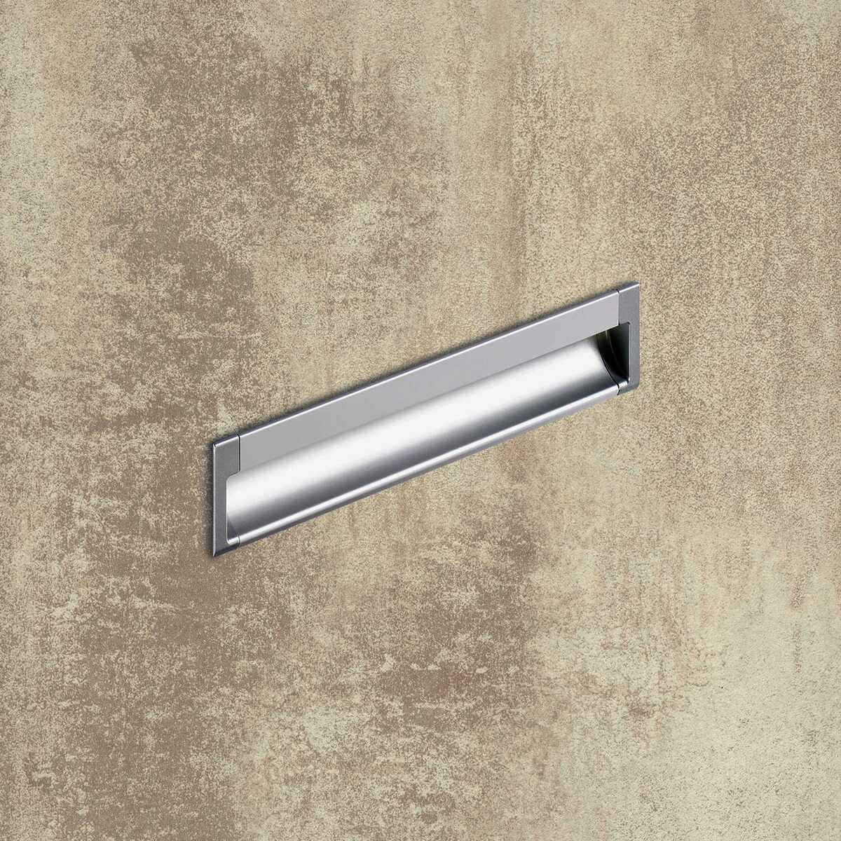 Endstücke Spira, L 11 mm, H 43 mm, Aluminium Optik