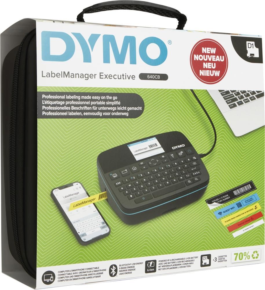 DYMO LabelManager Executi640CB m.3 D1 Schriftbän. inkl.Softcase-Tragetasche