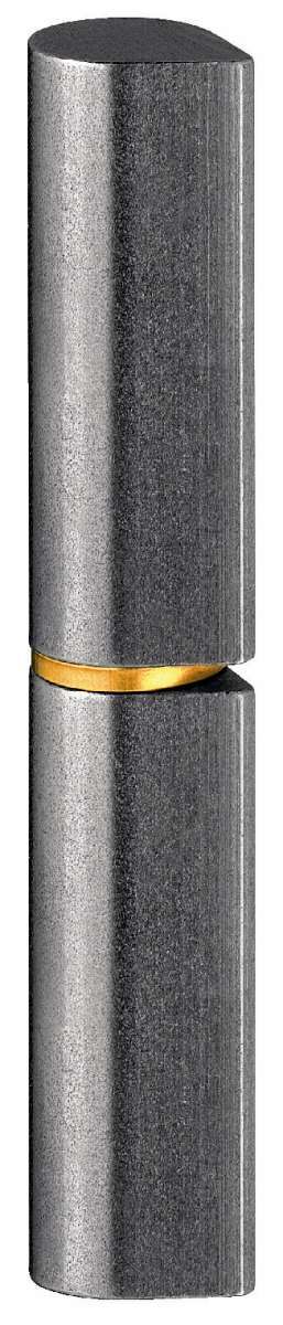 2-teilige Profilrolle mit Flachkopf und Stahlstift - Stahlblank (SW 002)