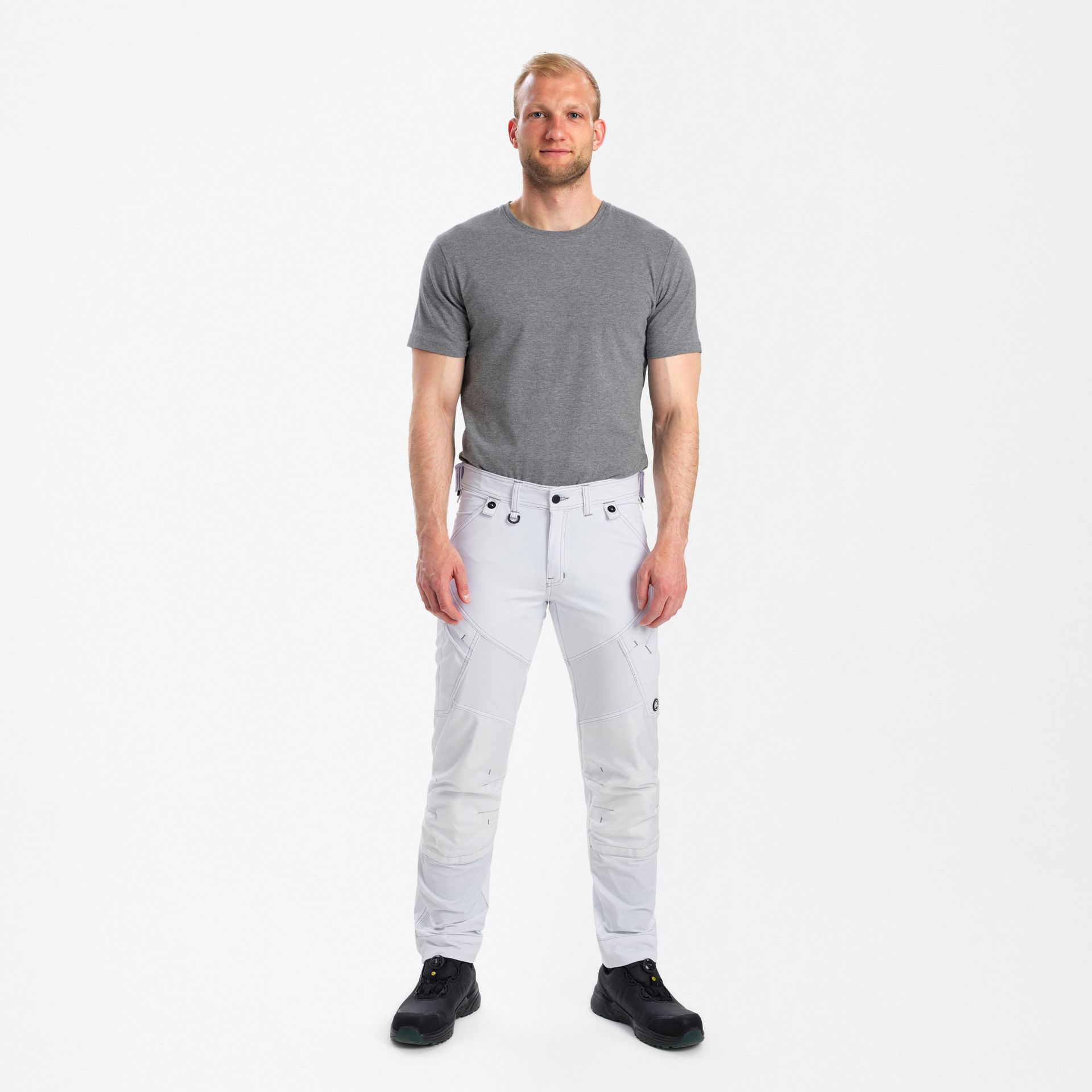 X-treme Arbeitshose mit 4-Wege-Stretch Weiss, Gr. 34