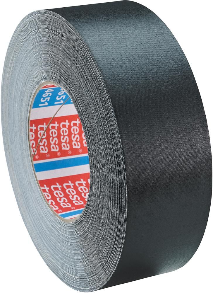 Tesaband 4651 Premium, 50mx25mm, schwarz